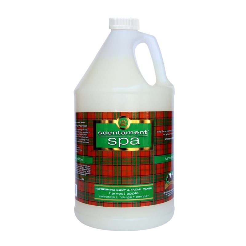 Best Shot Scentament Spa Seasonal Facial & Body Wash, Harvest Apple, 1 Gallon - Image 1